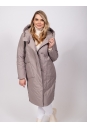 Женское пальто из текстиля с капюшоном 8023439-10