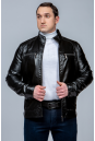 Мужская кожаная куртка из эко-кожи с воротником 8023665-6