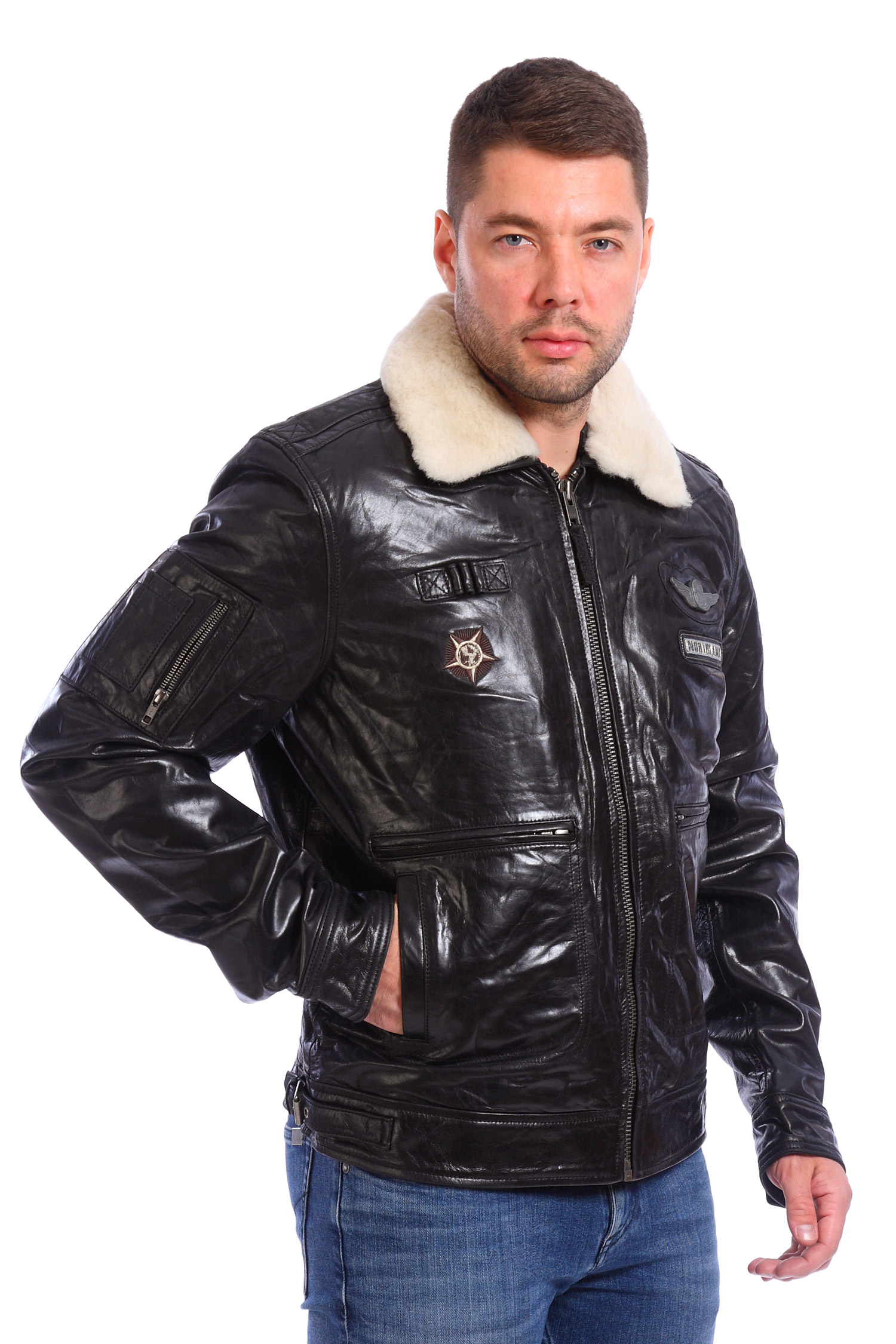 Кожаные куртки мужские из натуральной кожи